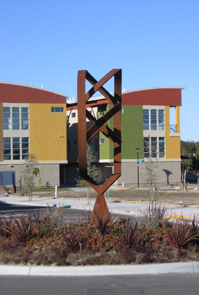 "Crossing" in Sacramento - Sculpture by Roger Berry