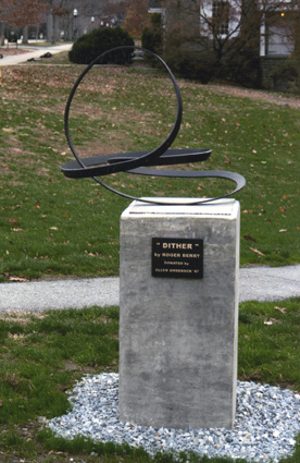 "Dither" in Westtown, PA - Sculpture by Roger Berry - PHOTO CREDIT: Betsy Christopher