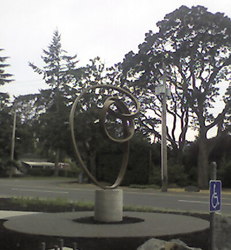 "Iris" in Victoria, BC - Sculpture by Roger Berry