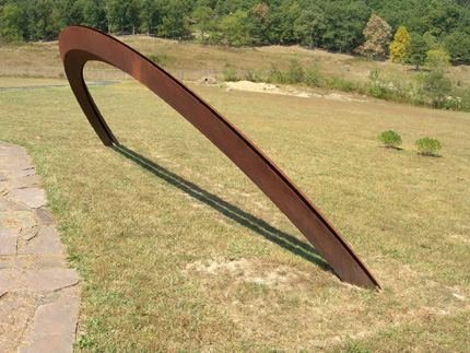 "Muntzing Memorial Arch" in Maysville, WV - Sculpture by Roger Berry